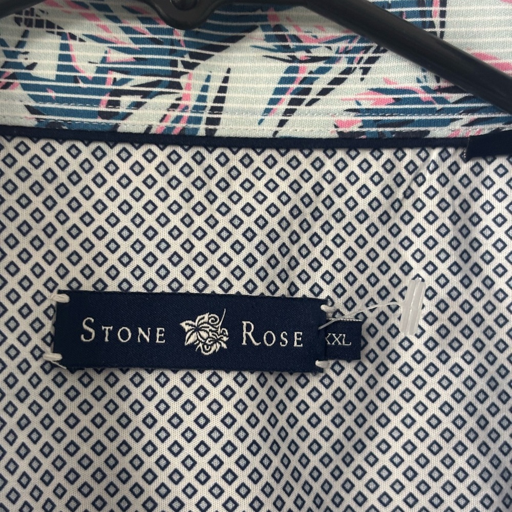 Stone & Rose Blue/White Floral Button-Up Shirt - Picture 9 of 9